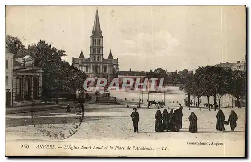 Angers- L&#39Eglise Saint-Laud et la Place de l&#39Academie- Cartes postales