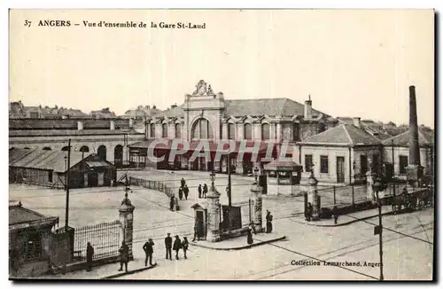 Angers- Vue d&#39ensemble de la Gare St Laud- Cartes postales