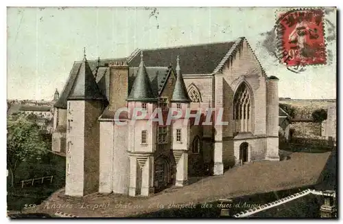 Angers- Le petit chateau et la chapelle des ducs d&#39Anjou - Ansichtskarte AK