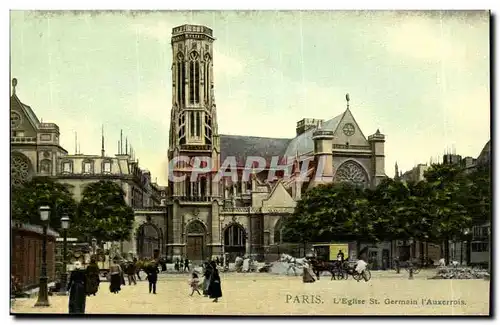 Paris- Eglise St Germain l&#39Auxerroisl-Cartes postales�