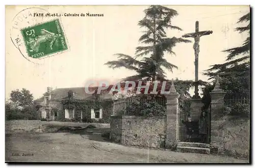 Faye- Calvaire du Mazureau-Cartes postales