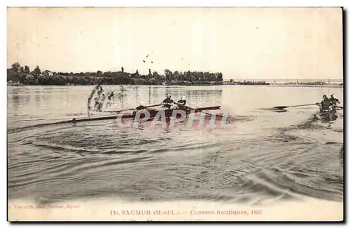 Saumer- Courses nautiques 1902 -Ansichtskarte AK