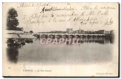 Saumur Cartes postales Le quai Cessart