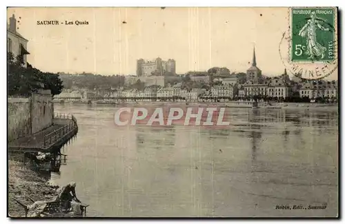 Saumur Cartes postales Les quais