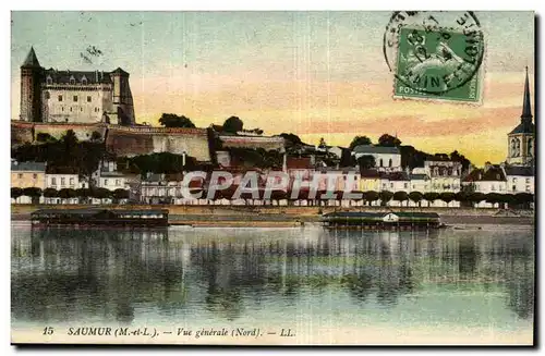 Saumur Ansichtskarte AK Vue generale (Nord)