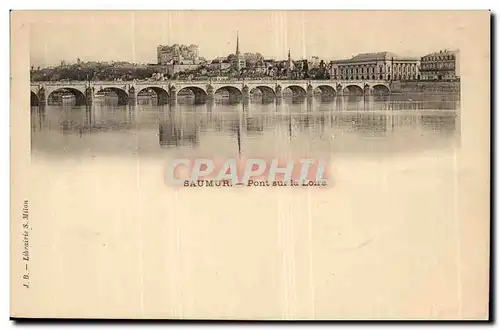 Saumur Cartes postales pont sur la loire