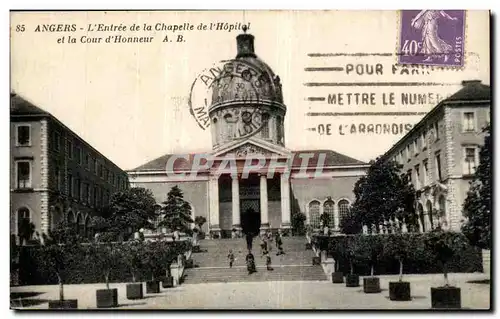 Angers Cartes postales L&#39entree de la chapelle de l&#39hopital et la cour d&#39honneur