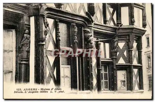 Angers Cartes postales Maison d&#39Adam Details L&#39angevin celebre