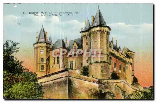 Saumur Cartes postales Le chateau fort