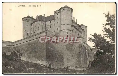 Saumur Cartes postales Le chateau fort