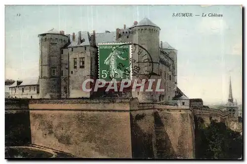 Saumur Cartes postales Le chateau fort