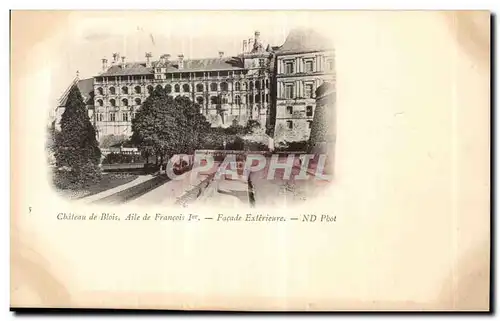 Chateau de Blois Cartes postales Aile de Francois 1er Facade exterieure