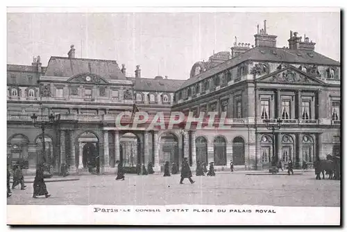 Paris Ansichtskarte AK Le conseil d&#39etat place du Palais royal