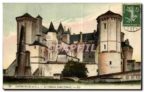 Saumur Cartes postales Chateau fort feodal