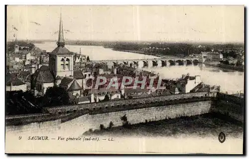 Saumur Ansichtskarte AK Vue generale (sud est)