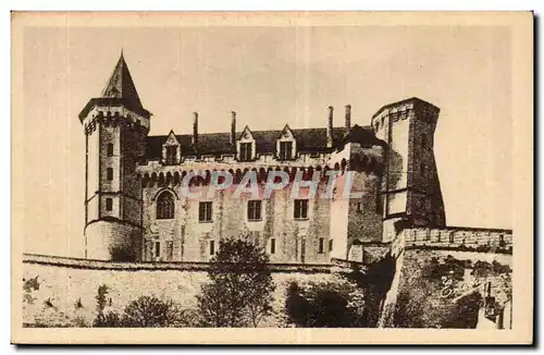 Saumur Cartes postales Le chateau FAcade Nord