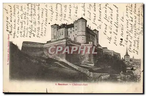 Saumur Cartes postales Le chateau fort