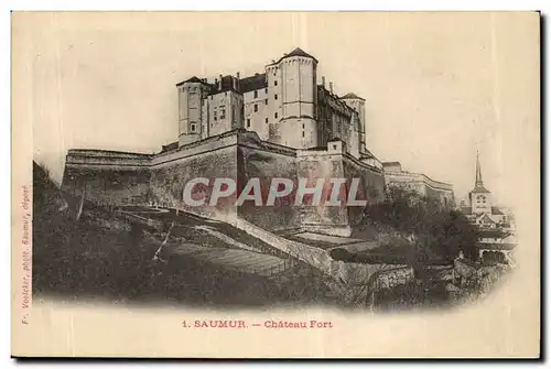 Saumur Cartes postales Le chateau fort