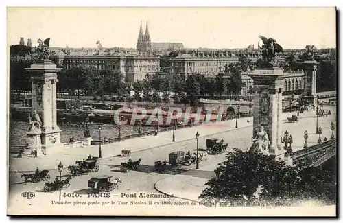 Paris-Le Pont Alexandre -Cartes postales