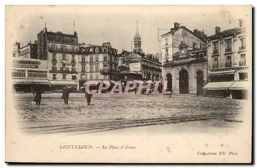 Saint-Cloud- La Place d&#39 Armes- Cartes postales