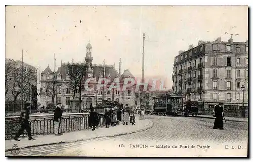 Patin - Entree du Pont de Pantin - Cartes postales