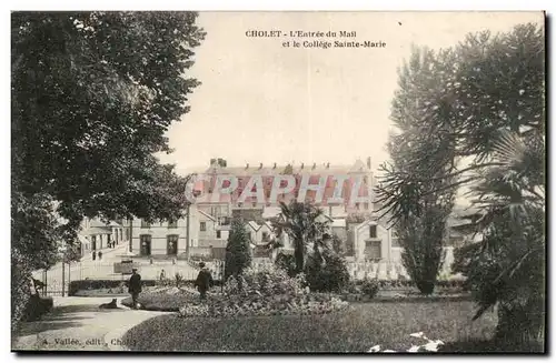 Cholet - L&#39Entree du Mail et le College Sainte-Marie -Ansichtskarte AK