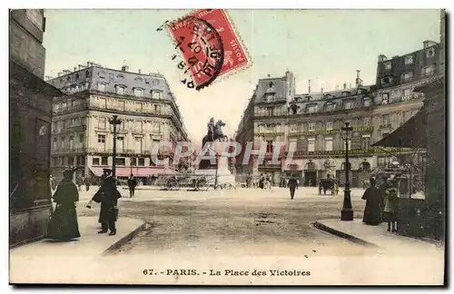 Paris-Place des Victoires -Ansichtskarte AK