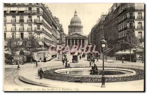 Paris- La rue Soufflot et le Pantheon -Cartes postales