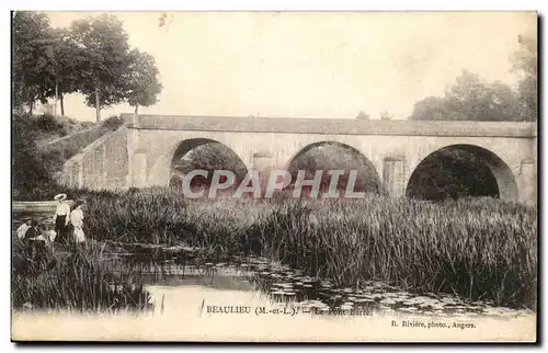 Beaulieu Cartes postales Le pont barre