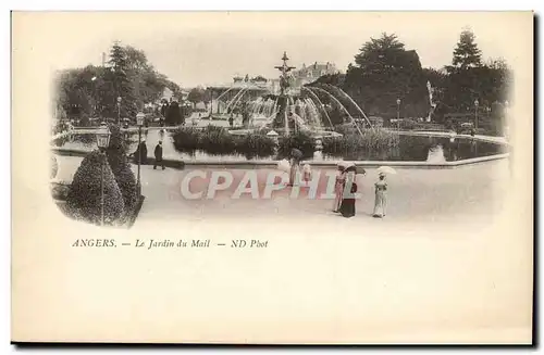 Angers Cartes postales Le jardin du Mail