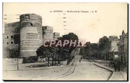 Angers Cartes postales Boulevard du chateau