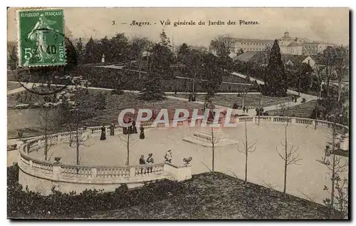 Angers Cartes postales Vue generale du jardin des plantes