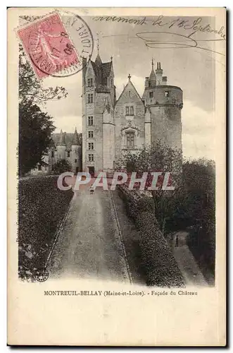 Cartes postales Montreuil Bellay Facade du chateau