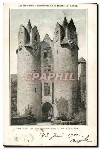 Cartes postales Montreuil Bellay Chateau Vieux