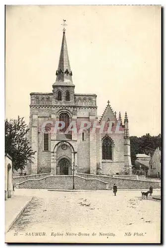 Cartes postales Saumur Eglise Notre Dame de Nantilly