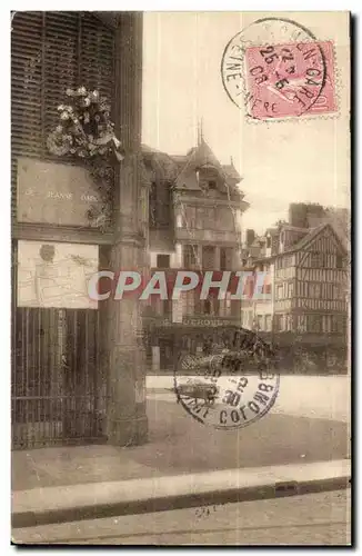 Rouen Cartes postales L&#39endroit ou fut brulee Jeanne d&#39arc