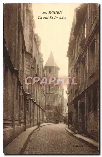 Rouen Cartes postales La rue Saint Romain