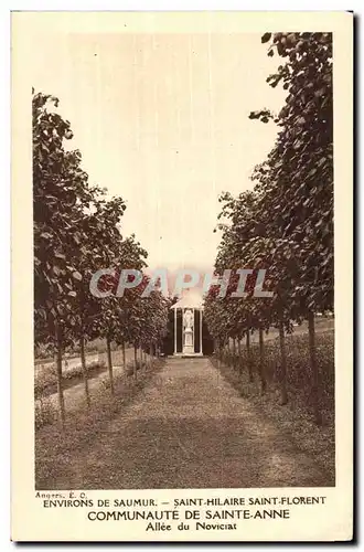 Saumur Cartes postales Saint Hilaire Saint Florent Communaute de Sainte Anne Allee du Noviciat