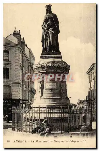 Angers Cartes postales Le monument de Marguerite d&#39anjou