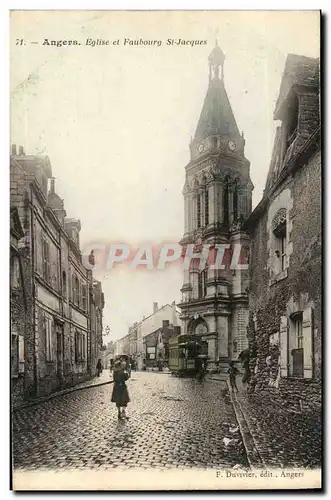 Angers Ansichtskarte AK Eglise et faubourg Saint Jacques