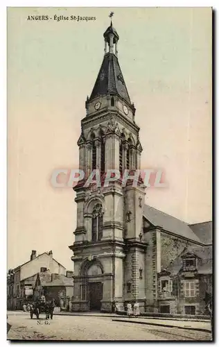 Angers Cartes postales Eglise Saint Jacques