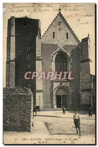 Angers Cartes postales Eglise Saint Serges