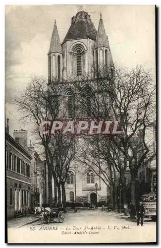 Angers Cartes postales La tour Saint Aubin