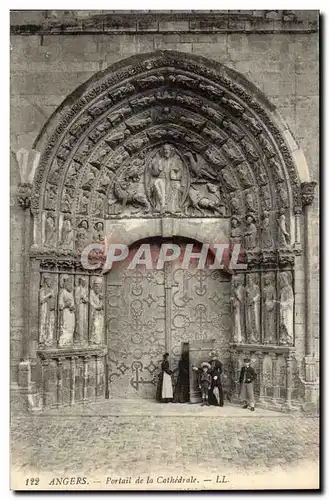 Angers Ansichtskarte AK Portail de la cathedrale