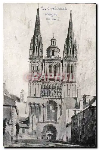 Angers Cartes postales La cathedrale