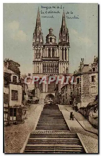 Angers Cartes postales La cathedrale