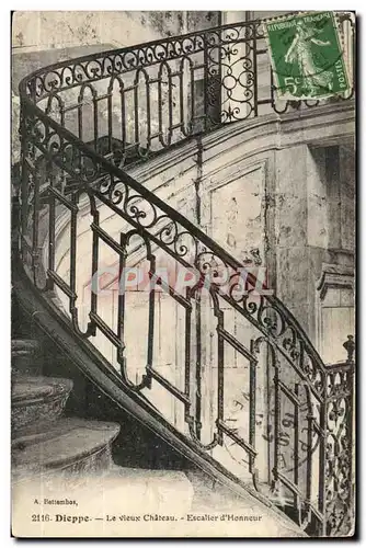 Saumur Cartes postales Le vieux chateau Escalier d&#39honneur