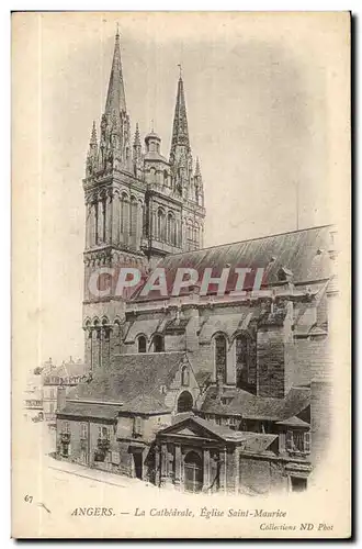 Angers Ansichtskarte AK La cathedrale Eglise Saint Maurice