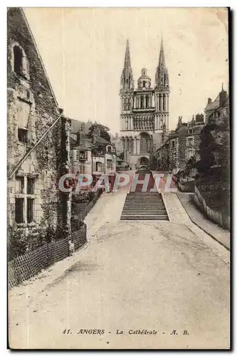 Angers Cartes postales La cathedrale