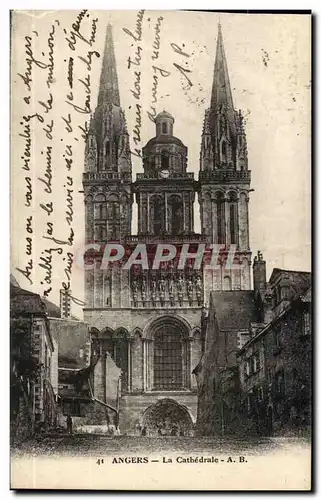 Angers Cartes postales La cathedrale